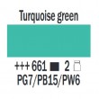 Farba akrylowa Amsterdam Expert 75ml seria 2 - kolor 661 Turquoise green